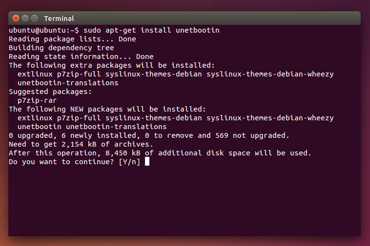 how to install unetbootin 494 linux
